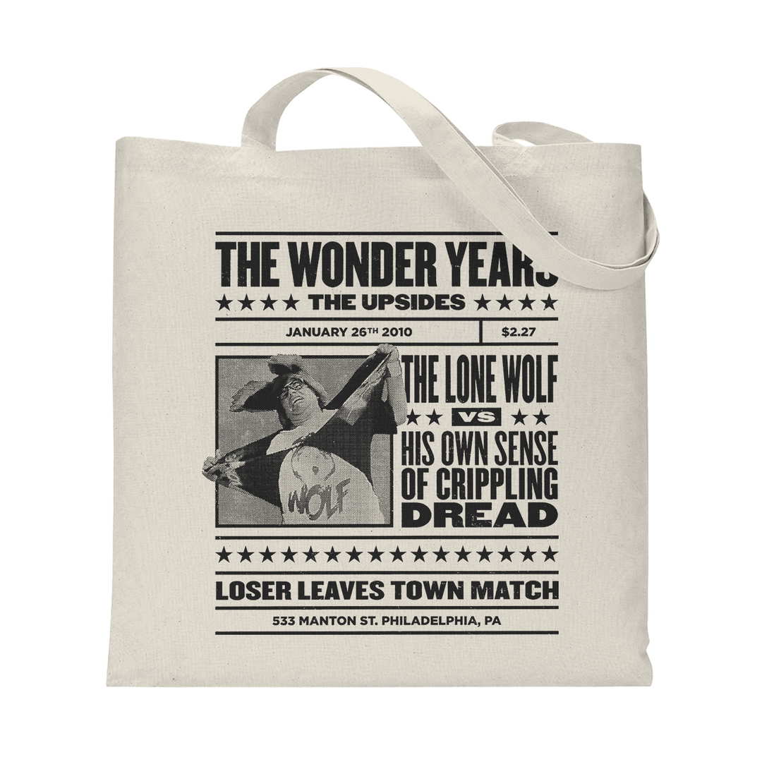 The Wonder Years "The Upsides Wrestling" Tote Bag